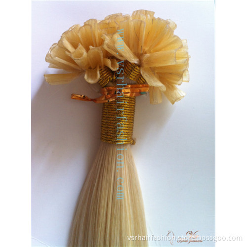 Virgin Hair Extension/Pre-Boned Hair/U-Tip Human Hair Extension/Remy Hair